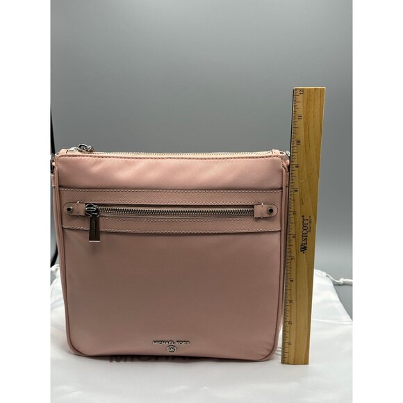Michael Kors Jet Set Charm Pink Large North South Crossbody 32H1ST9C3C NEW - Picture 14 of 16